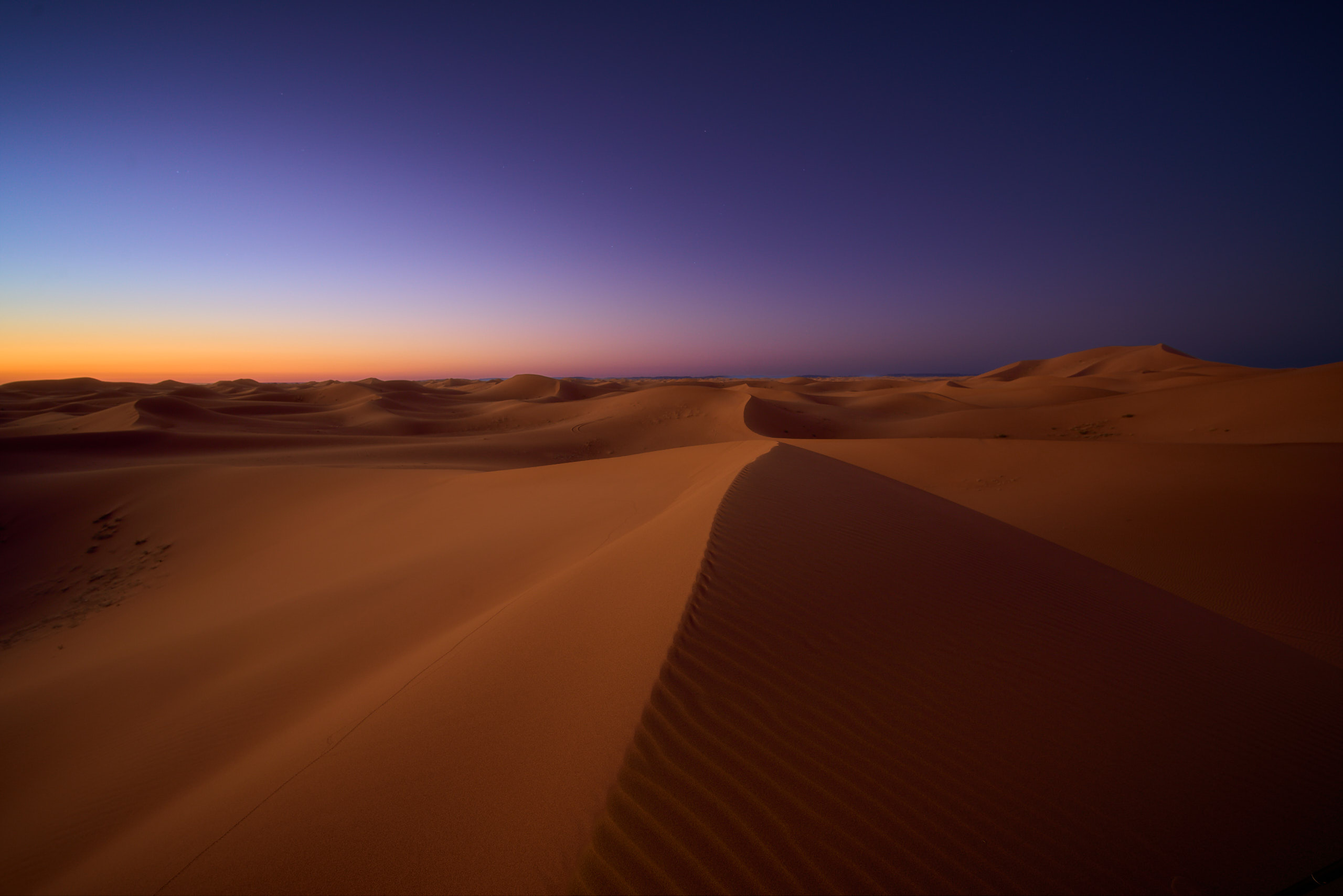 Erg Chigaga Blue Dawning