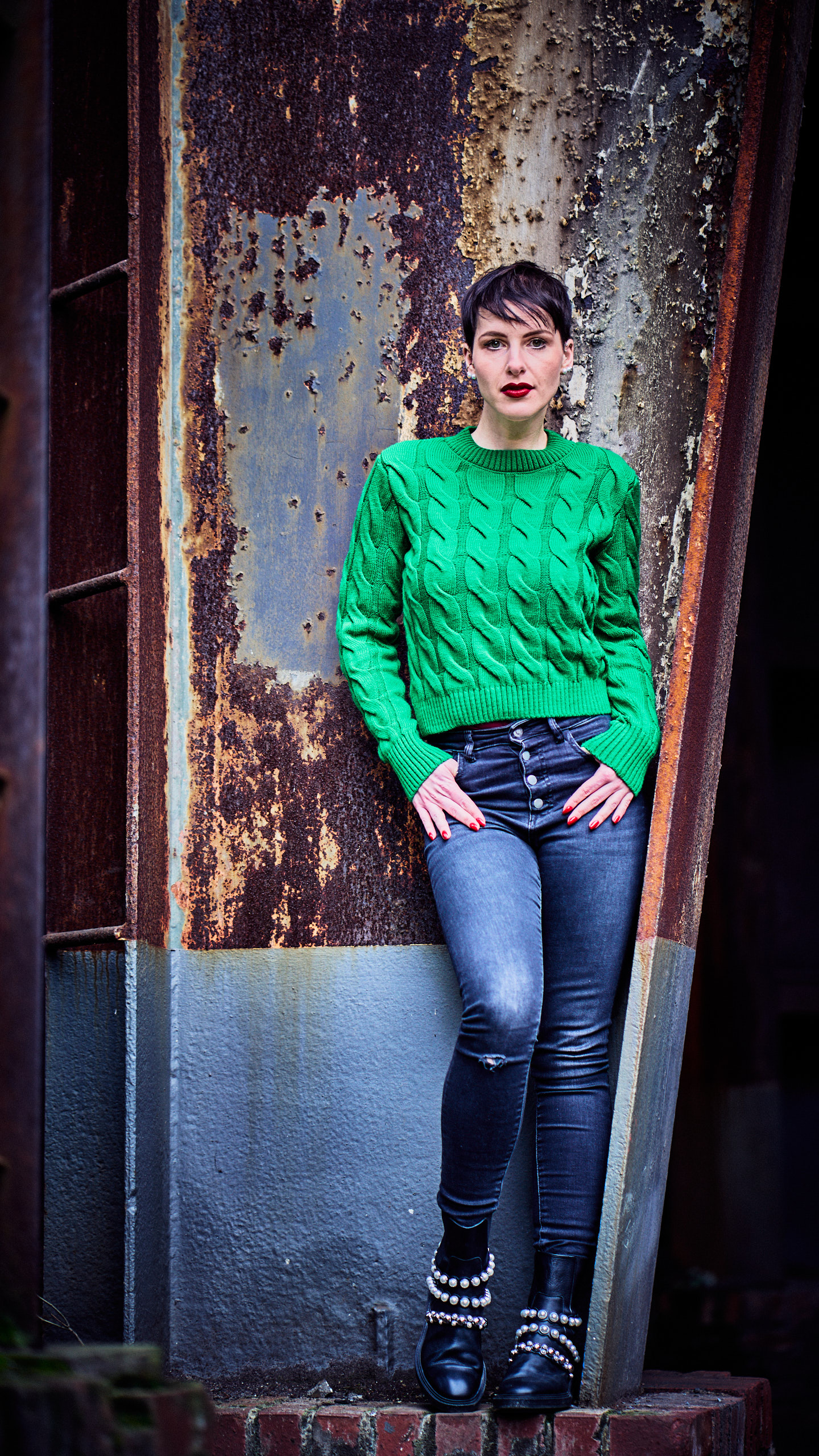 2022 Porträts in Rost Stahl 2022 0024